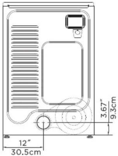 KENMORE 82282 - Dimensions for installation - 1