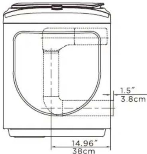 KENMORE 82282 - Dimensions pour l'installation - 2