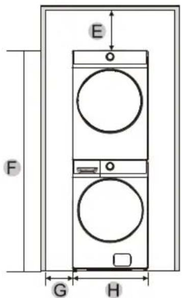 KENMORE 82282 - STACKED INSTALLATION - 2