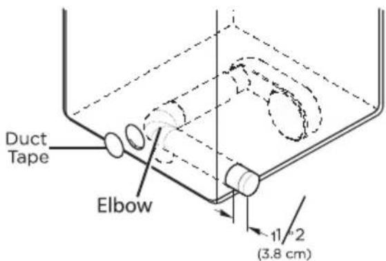 KENMORE 82282 - Option 1: Side venting - 2