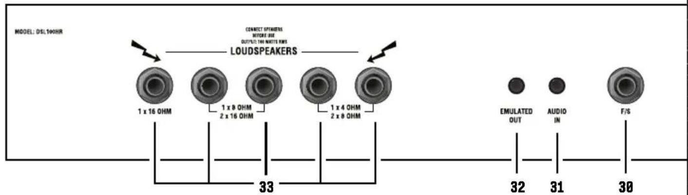 MARSHALL DSL100HR - USCITE DIFFUSORE - 5