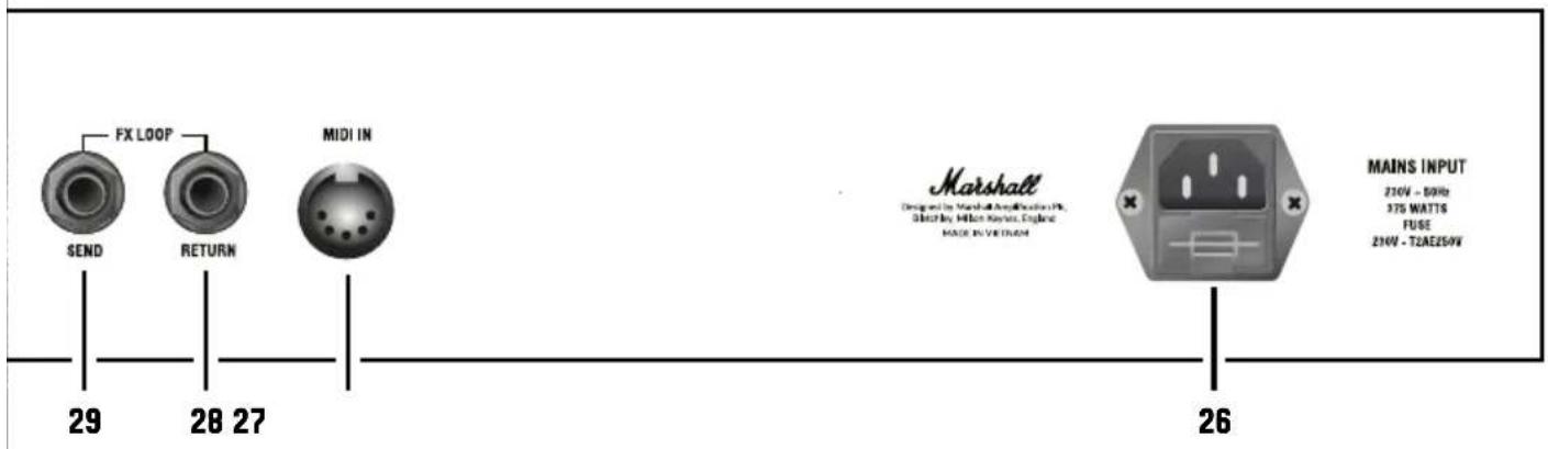 MARSHALL DSL100HR - USCITE DIFFUSORE - 9