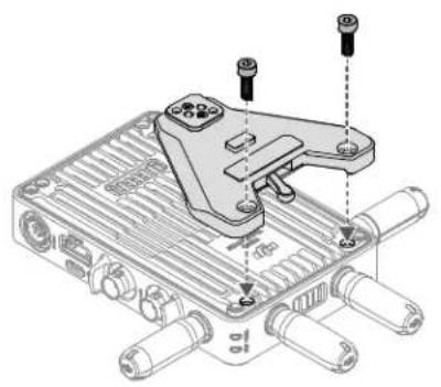 DJI Video Transmitter - Установка монтажной пластины стабилизатора RS - 1