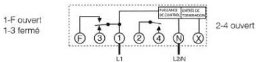 INTERMATIC DTAV40E2 - DTAV40E2 à activation par horloge, désactivation par température, pression ou horloge : - 3