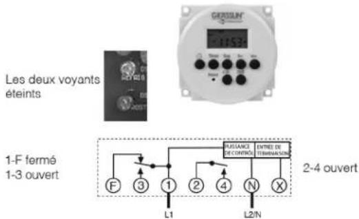 INTERMATIC DTAV40E2 - DTAV40E2 à activation par horloge, désactivation par température, pression ou horloge : - 4