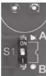 INTERMATIC DTAV40E2 - SELECTION DE MODE (COMMUTATEUR DIP S1) : - 1