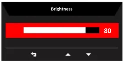 AOPEN 27MX1 - Régler le Brightness - 1