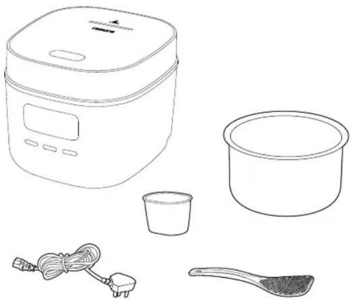 PHILIPS HD3080 - Obsah škatule - 1