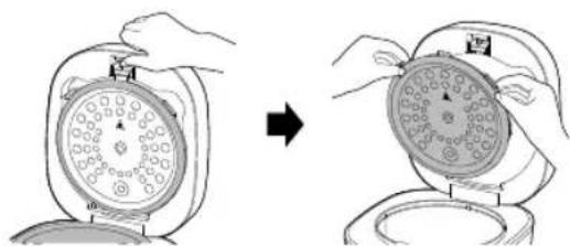 PHILIPS HD3080 - Capac interior - 1