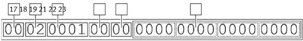 Festo VAEMVS8EPRS2 - Structure des paramètres lors de l'envoi via Modbus TCP - 5