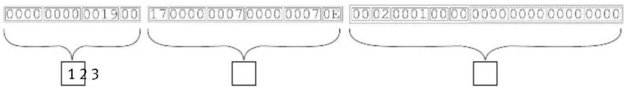 Festo VAEMVS8EPRS2 - Structure des paramètres lors de l'envoi via Modbus TCP - 1