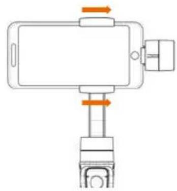 ROLLEI Gimbal Steady Butler Mobile 2 - Befestigen des Smartphones - 1
