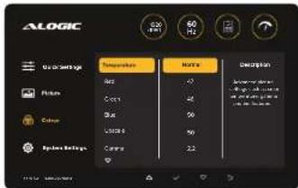 Alogic Edge 34C2KPDSGR - Configuración de color - 1