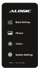 Alogic Edge 34C2KPDSGR - Konfigurieren der Edge-Einstellungen - 1
