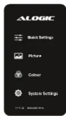 Alogic Edge 34C2KPDSGR - Configuring Edge's Settings - 1