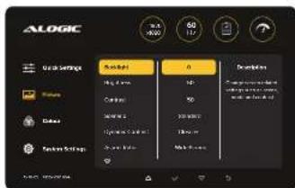 Alogic Edge 34C2KPDSGR - Configuración de Imagen - 1