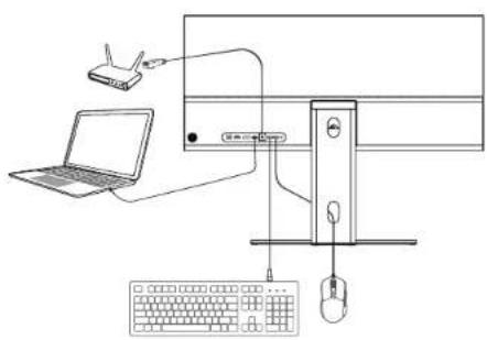 Alogic Edge 34C2KPDSGR - Conexión a accesorios - 1