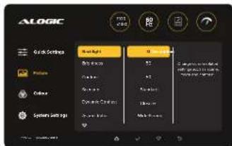 Alogic Edge 34C2KPDSGR - Paramètres d'image - 1