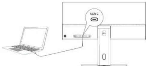 Alogic Edge 34C2KPDSGR - Conexión de su monitor - 2