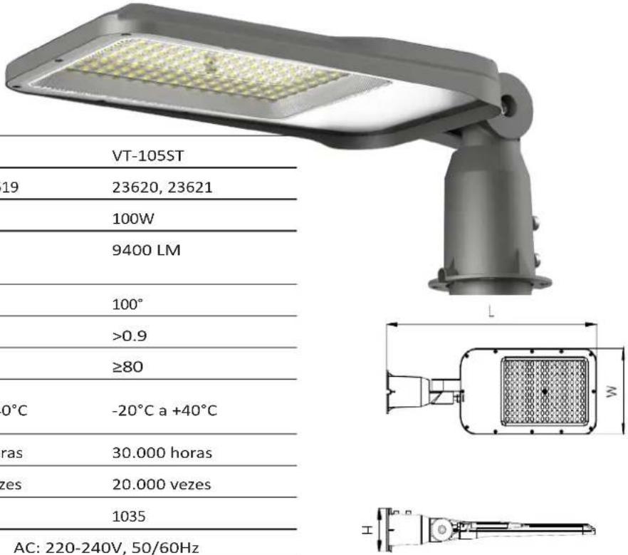 V-TAC VT55ST - MANUAL DE INSTRUÇÕES - 1