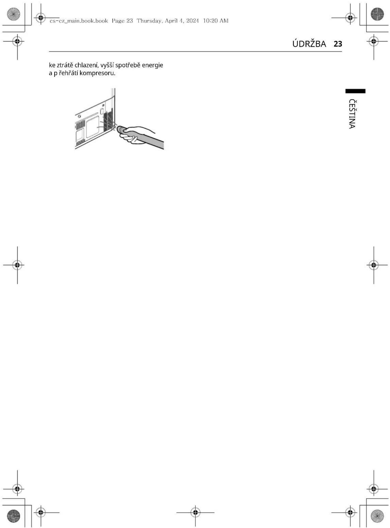 LG GMM41MSBEM - Cisteni krytu vymeniku - 1