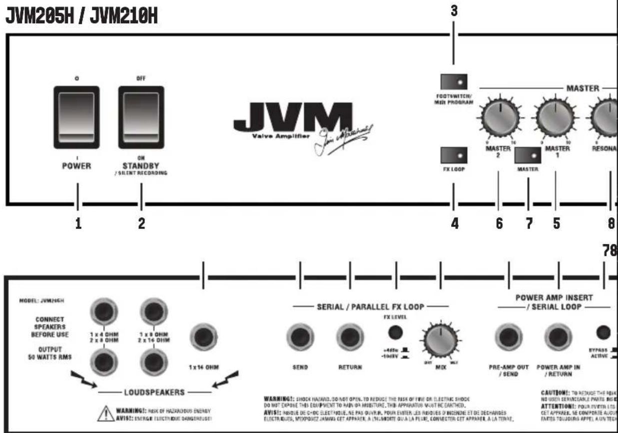 MARSHALL JVM215C - CANAL LIMPIO/CRUNCH - 4