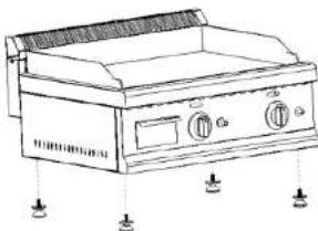 Royal Catering RCGG35020 - GAS GRIDDLE/ GAS GRILL - 12