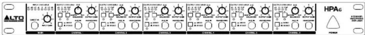 ALTO HPA6 - CONTROLES DEL PANEL FRONTAL - 1