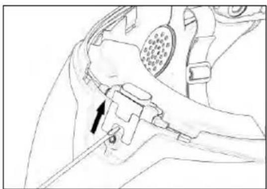 Nolan Ncom B101 R - Removing the B101 system from the helmet - 4