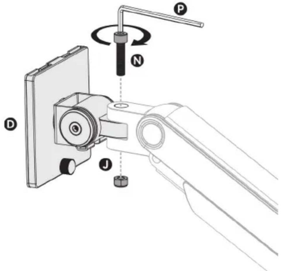 StarTech.com H1M1AG1MONITORARM - VESA Mount Assembly and Monitor Installation - 1
