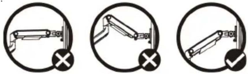 StarTech.com H1M1AG1MONITORARM - WARNING! - 1