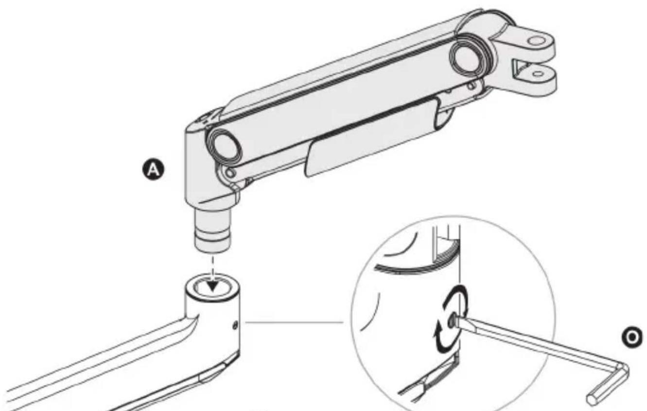 StarTech.com H1M1AG1MONITORARM - Spring Arm Assembly - 1