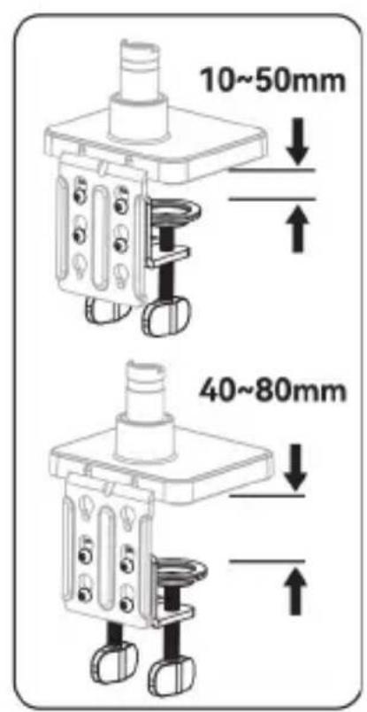 StarTech.com H1M1AG1MONITORARM - Method A) For Surface Edge Clamp Mount - 4