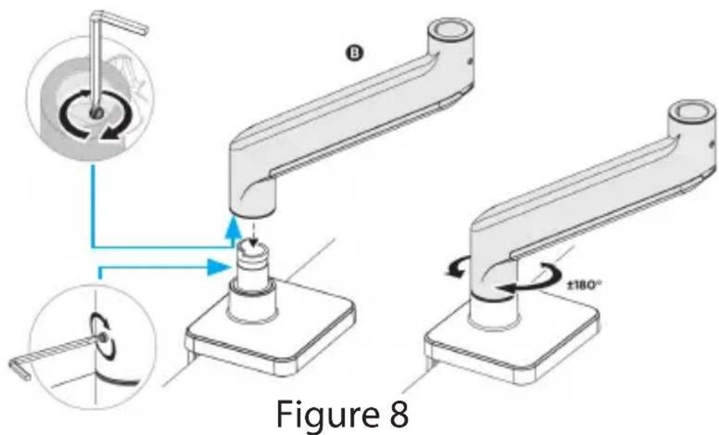 StarTech.com H1M1AG1MONITORARM - Method B) For +180^ Rotation - 1