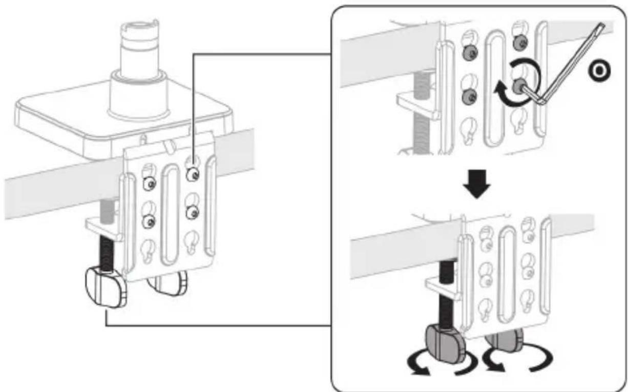 StarTech.com H1M1AG1MONITORARM - Method A) For Surface Edge Clamp Mount - 5