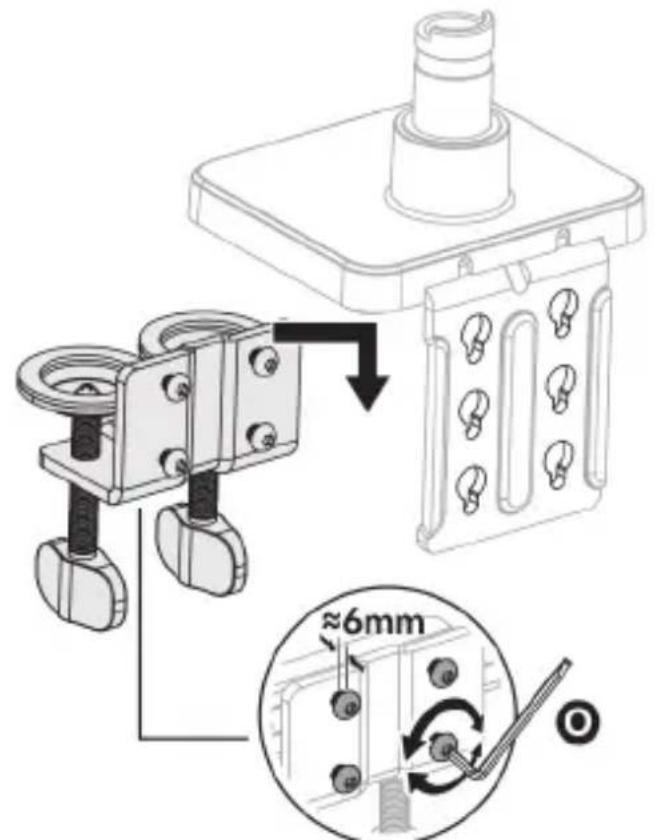 StarTech.com H1M1AG1MONITORARM - Method A) For Surface Edge Clamp Mount - 3
