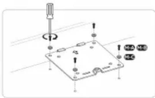 StarTech.com H1M1AG1MONITORARM - VESA Mount Assembly and Monitor Installation - 4