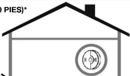 RYOBI RY906522 - UBIQUE EL GENERADOR A UNA DISTANCIA DE POR LO MENOS 6 M (20 PIES)\* PARA REDUCIR EL RIESGO DE QUE EL MONÓXIDO DE CARBONO INGRESE EN LA CASA - 2