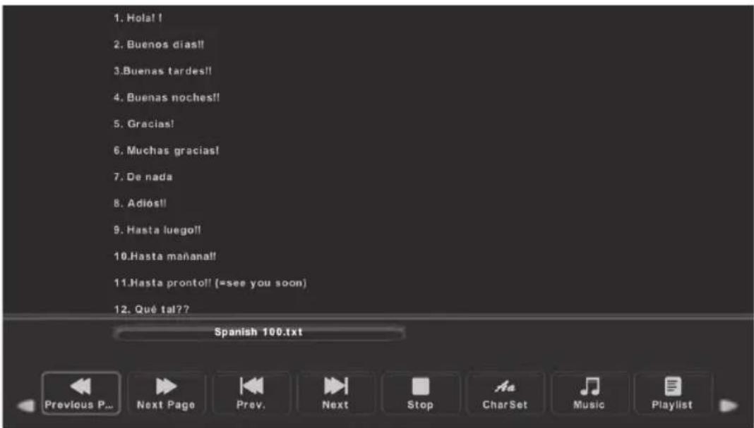 Engel LE2462CA - Text Menu - 2