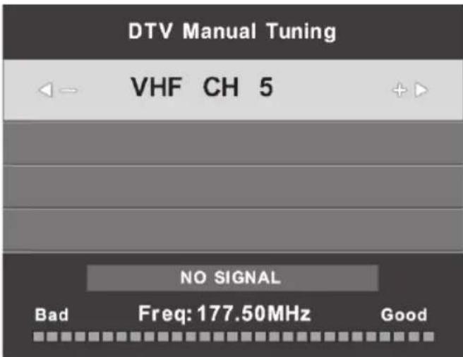 Engel LE2462CA - Sintonizzazione manuale DTV - 1