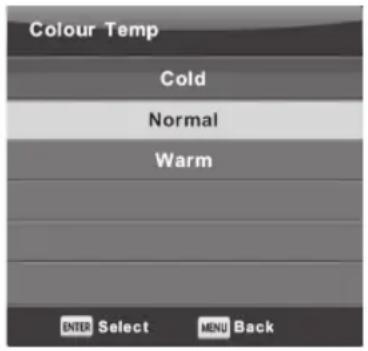 Engel LE2462CA - Temperatura da cor - 1