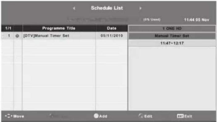 Engel LE2462CA - Listedes Horaires - 1