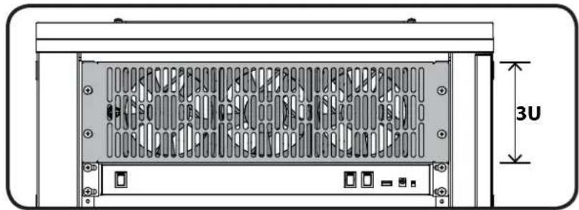 SANUS CAFH01 - Note: CFR21XX Series rack shown - 6