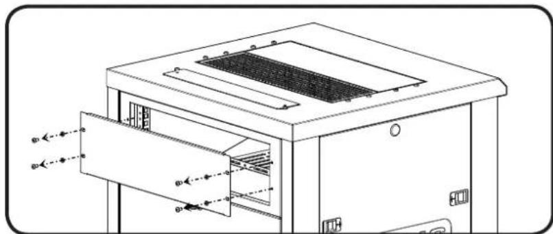 SANUS CAFH01 - Note: CFR21XX Series rack shown - 2