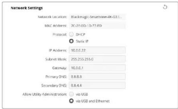 Blackmagic Design SmartView 4K G3 - MAC status(MAC Address) - 1