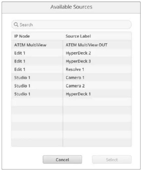 Blackmagic Design SmartView 4K G3 - "2110 Receiver"-Einstellungen - 2