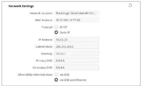 Blackmagic Design SmartView 4K G3 - MAC Address - 1