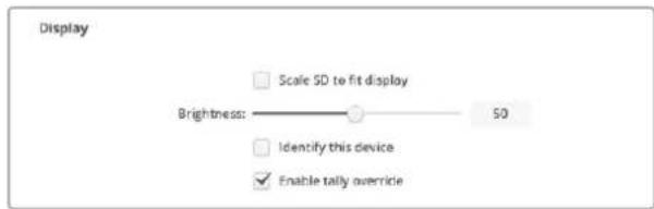 Blackmagic Design SmartView 4K G3 - Tally Önceligiini Etkinleşirme - 1