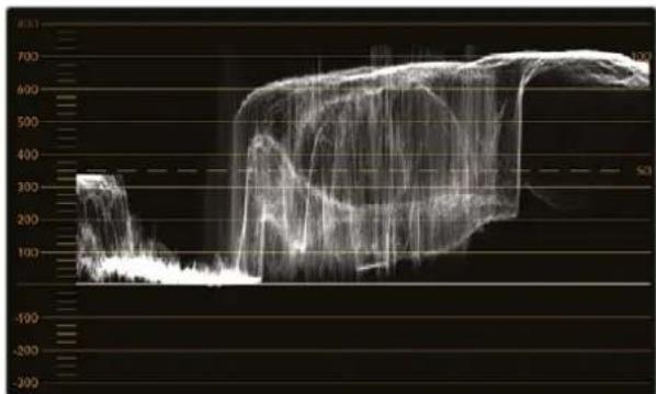 Blackmagic Design SmartView 4K G3 - Affichage Waveform - 1