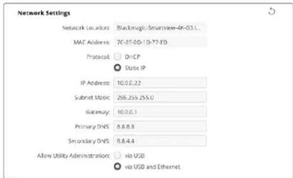 Blackmagic Design SmartView 4K G3 - "MAC Address" - 1